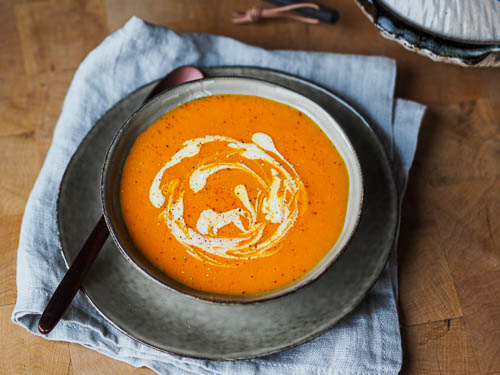 French Carrot And Rice Soup Called Cr Cy Recipe