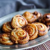 Smoked Salmon Puff Pastry Rolls