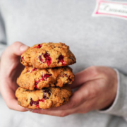 cookies with cranberries and chocolate