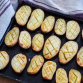 pommes de terre croisillon et beurre au four