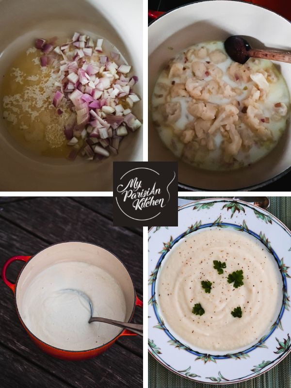 how to make french traditional cauliflower soup