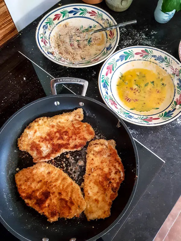 comment faire cuire une escalope panée