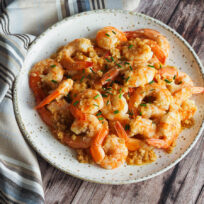 easy and fast recipe, butter and garlic shrimp