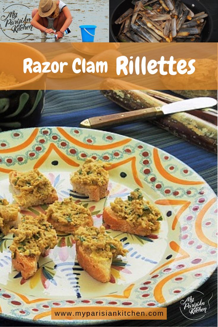 Razor Clam Rillettes, French Recipe from Brittany