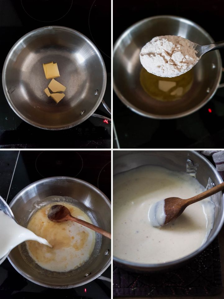 steps to make a bechamel