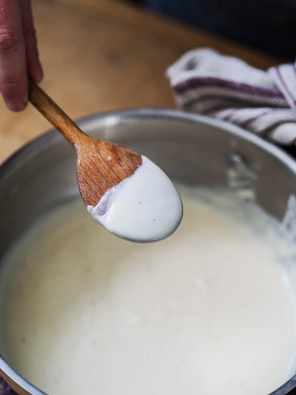 a creamy bechamel