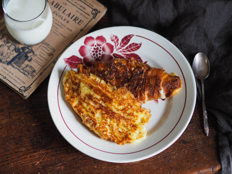 french toast with croissants